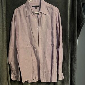 G.F. Taboo Lavender Button-Up Shirt